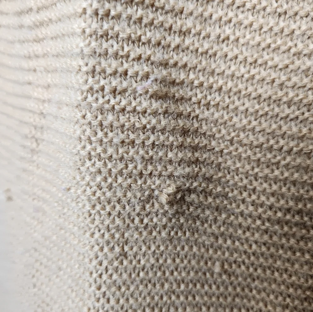 Steve Madden long camel knit scarf - Picture 5 of 6